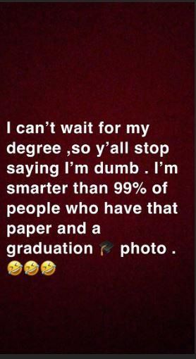 Stop calling me dumb – Huddah opens up on getting her degree