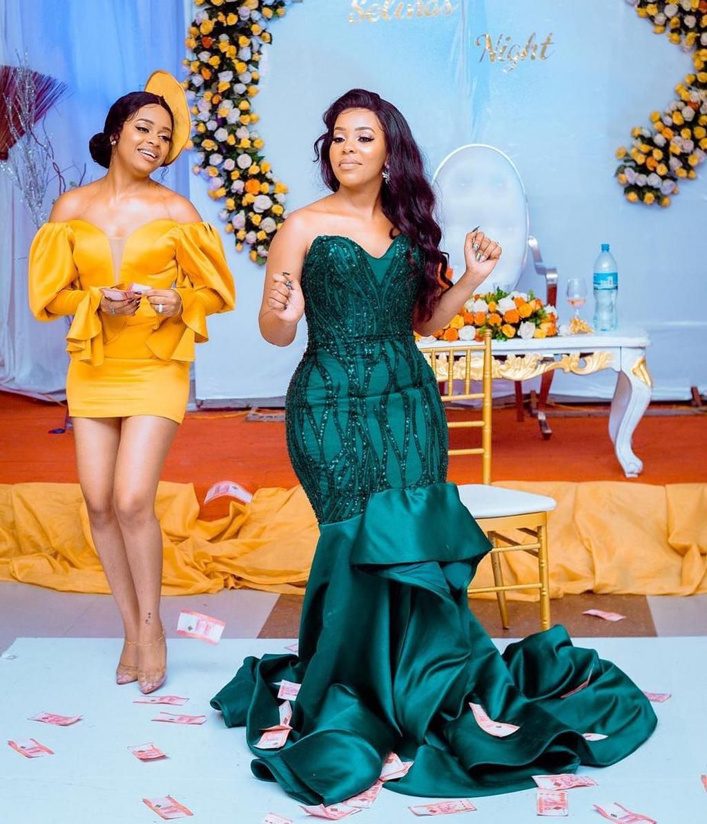 Nandy’s sister and official stylist Celine Mfinanga walk down the aisle in lavish ceremony (Photos)
