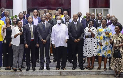 President Yoweri Museveni met with the Abavandimwe, the Ugandan-born Rwandans at State House Entebbe