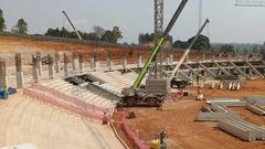 Hoima Stadium construction
