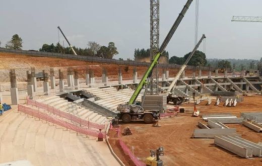 Hoima Stadium construction