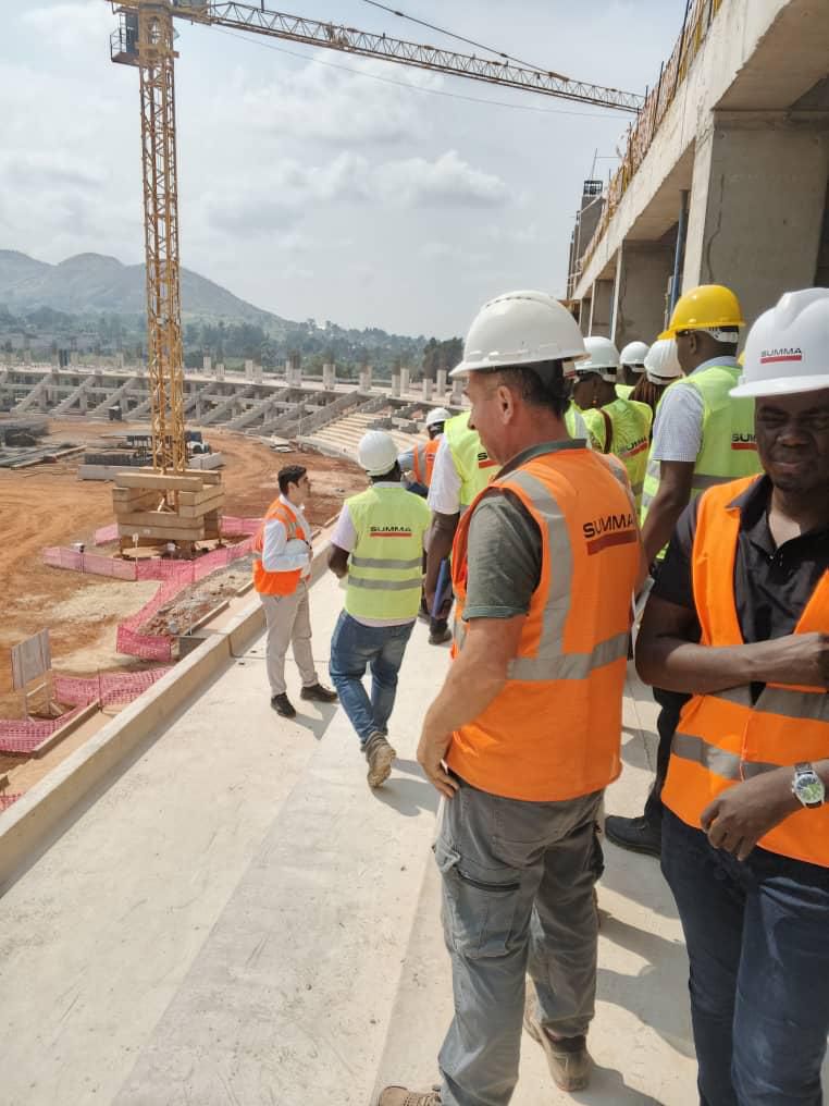 Hoima Stadium construction