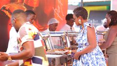 The buffet featured brunch favourites, from perfectly scrambled eggs and crispy bacon to fresh salads, grilled meats, and seafood delights.