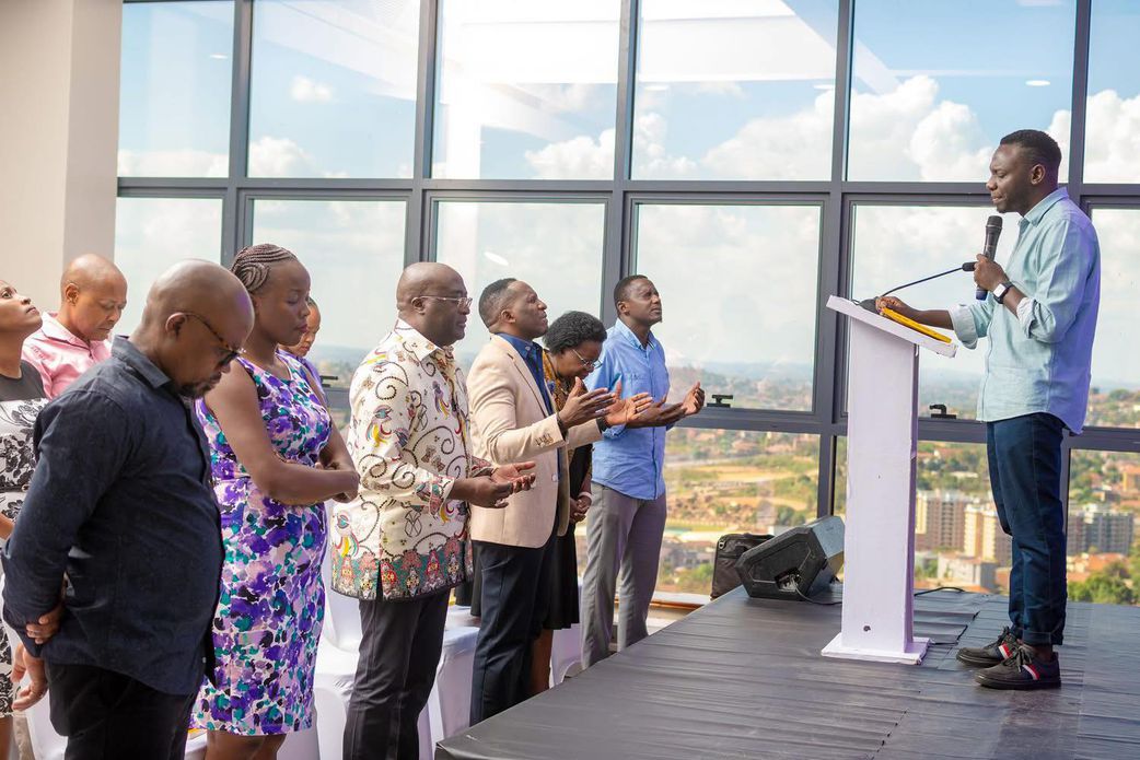 Pastor Wilson Bugembe at the book launch