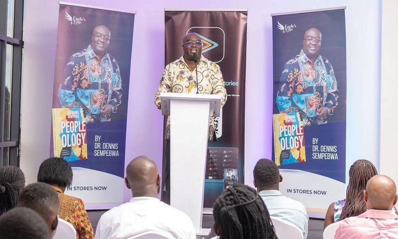 Dr. Dennis Sempebwa at the launch of "People-ology"