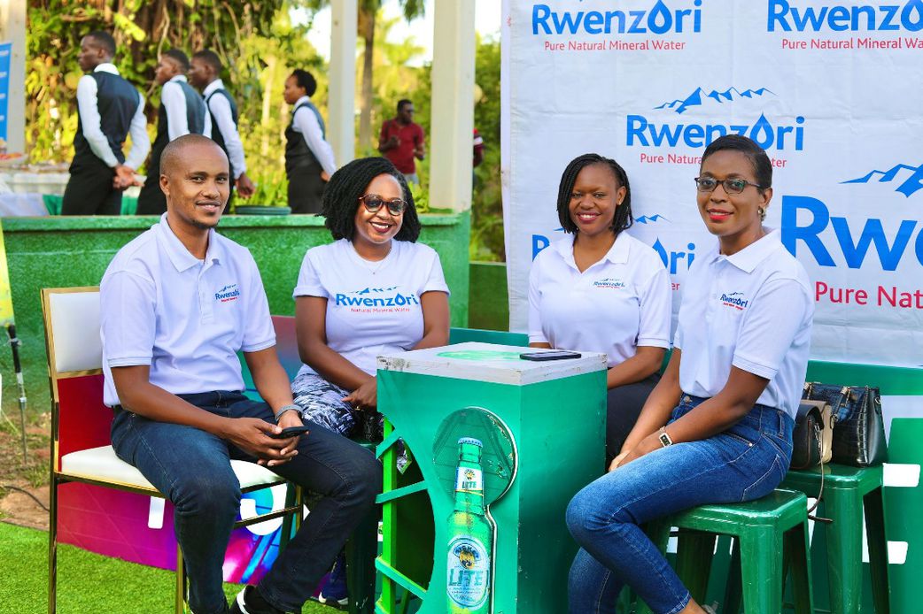 The CCBU team at the launch of the 4th Rwenzori Marathon