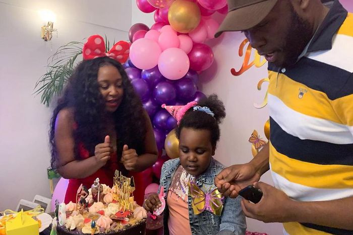 Emotions run high as Dennis Okari attends daughters 6th Birthday Party (Video/Photos)