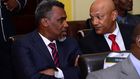 EACC CEO Twalib Mbarak with DPP Noordin Haji during a past meeting