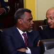 EACC CEO Twalib Mbarak with DPP Noordin Haji during a past meeting