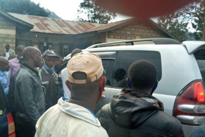 File image of a recent incident in which Igembe South MP was attackd by residents A similar fate befell 2 of his colleagues yesterday