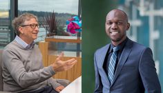 BBC's Larry Madowo and Bill Gates