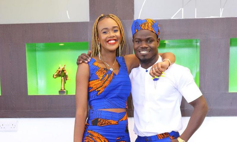Actress Azziad Nasenya and comedian David Oyando alias Mulamwah
