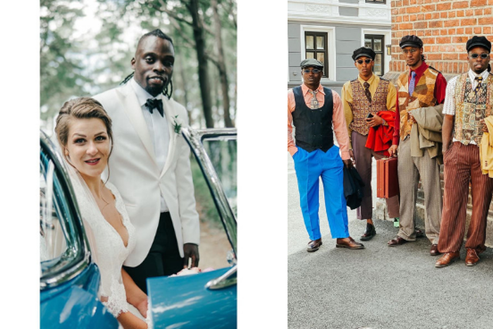 Matata’s Freddy Milanya weds longtime Mzungu girlfriend in lavish affair (Photos)