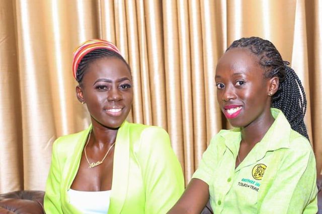 Akothe with daughter Vesha Okello