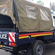 File image of a police vehicle. 40 joggers including minors arrested in Kisumu after flouting social distancing rules