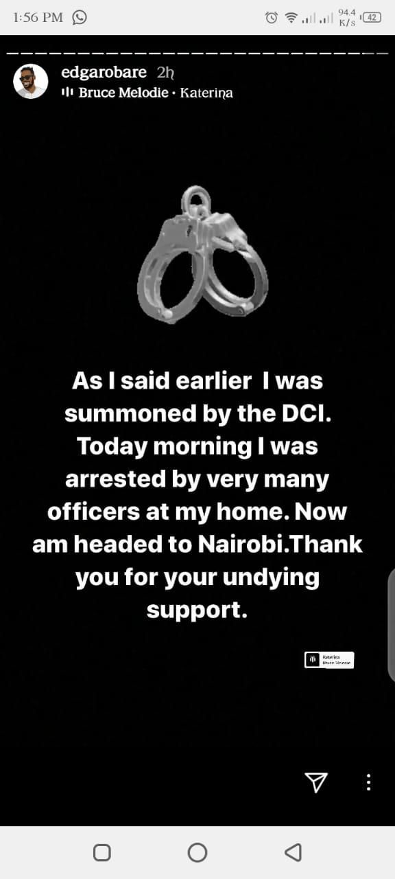 Blogger Edgar Obare's post