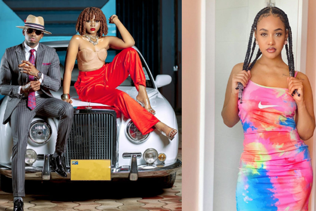 Diamond Platnumz,  Zuchu and Tanasha Donna