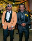 Harmonize and Bahati  at a past event.