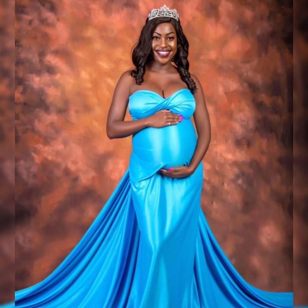 Sharon Momanyi takes over the internet with exquisite baby bump shoot