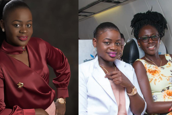 Akothe and her sister Cebbie