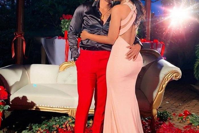 Otile Brown and his girlfriend Nabayet