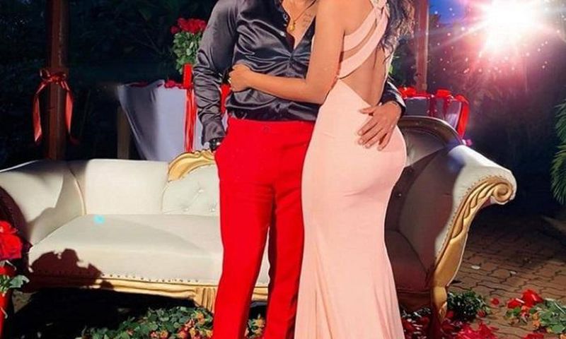 Otile Brown and his girlfriend Nabayet