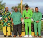 Diamond Platnumz  with his Managers Babu Tale, Sallam SK and Mkubwa Fella