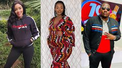 Joey Muthengi, Corazon Kwamboka and Willis Raburu