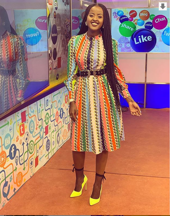 Amina Abdi's glamorous fashion