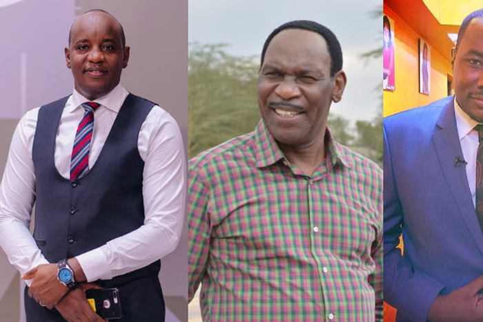 Linus Kaikai, Ezekiel Mutua and Willis Raburu