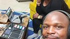 Radio Africa's Kiss 100 presenters Jalang'o and Kamene Goro working from home