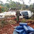 Police Helicopter crash-lands in Meru