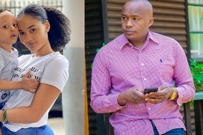 Hamisa Mobetto with her Son Dylan pitted against MP Jaguar