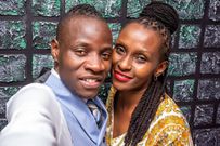 Guardian Angel with his wife Esther Musila