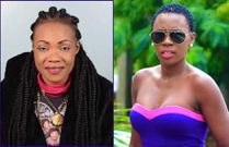 The Late  Lady Maureen's image pitted against Akothee