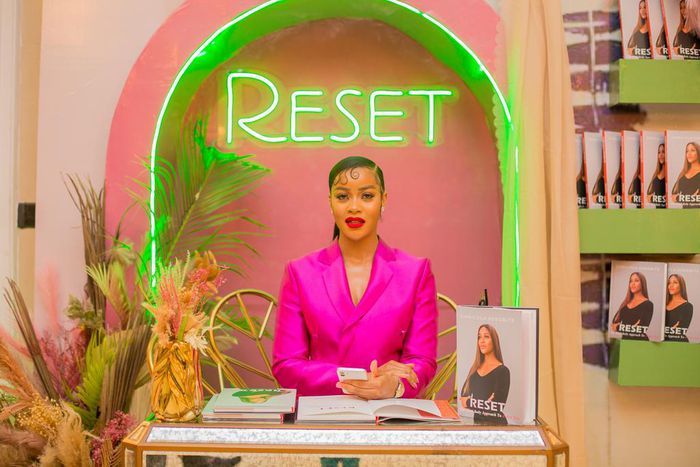 Damilola Adegbite at her book launch