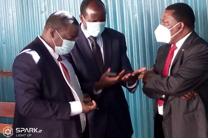 Migori Governor Okoth Obado during his court appearance on August 27, 2020