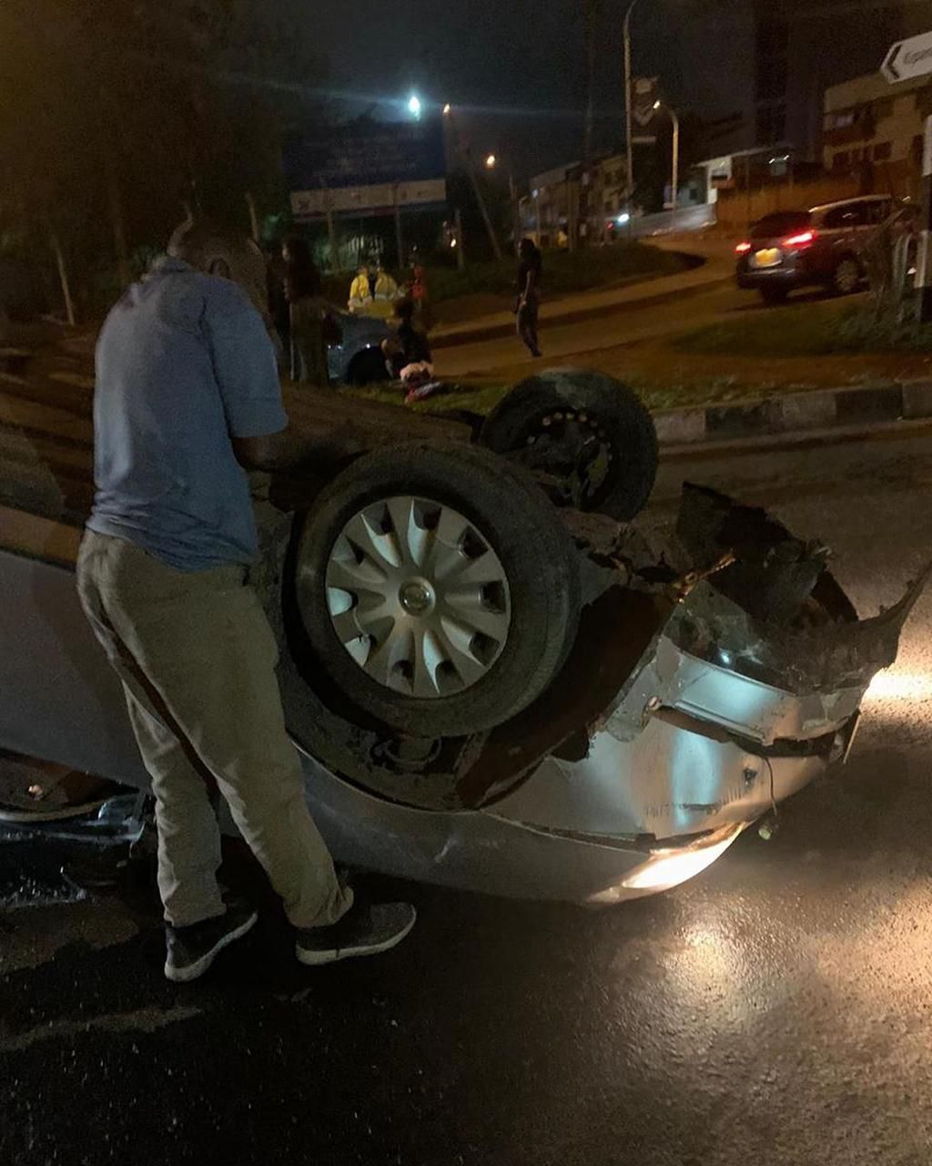 Gospel singer Mr Seed involved in a road accident (Photos)