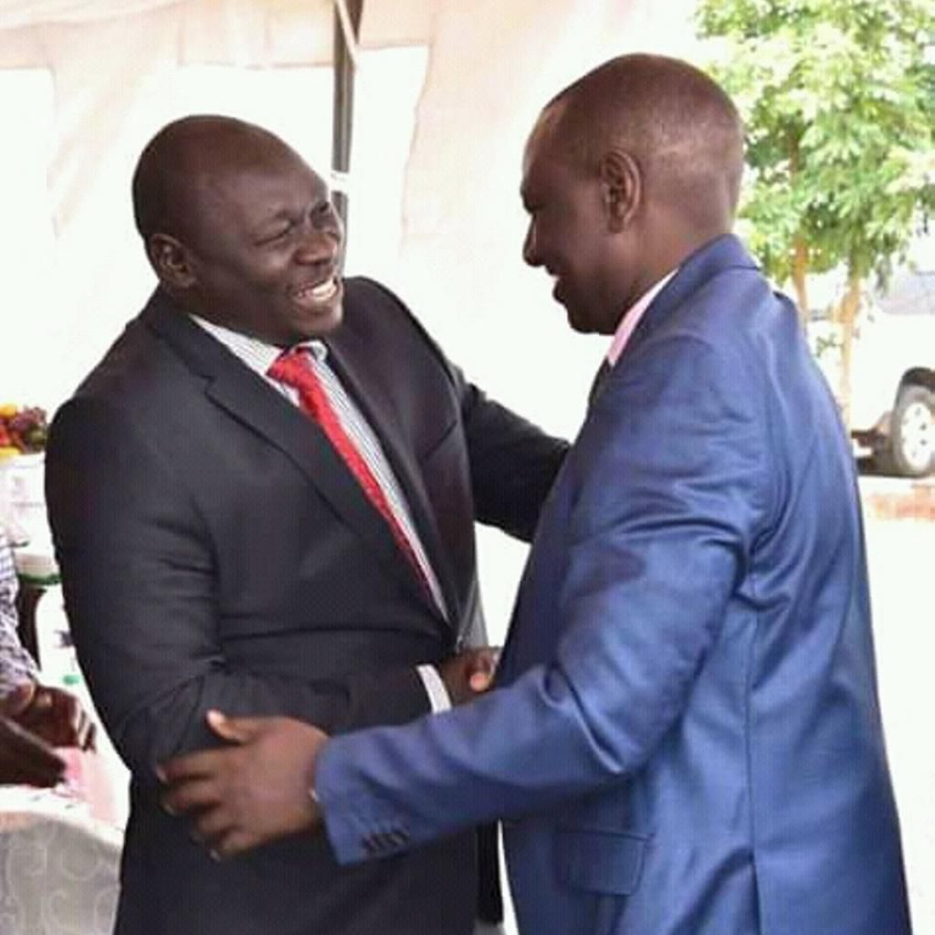 Joshua Kuttuny with DP Ruto