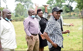 Boony Khalwale with Ben Washiali at a recent event