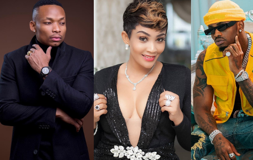 Otile Brown , Zari Hassan and Diamond Platnumz