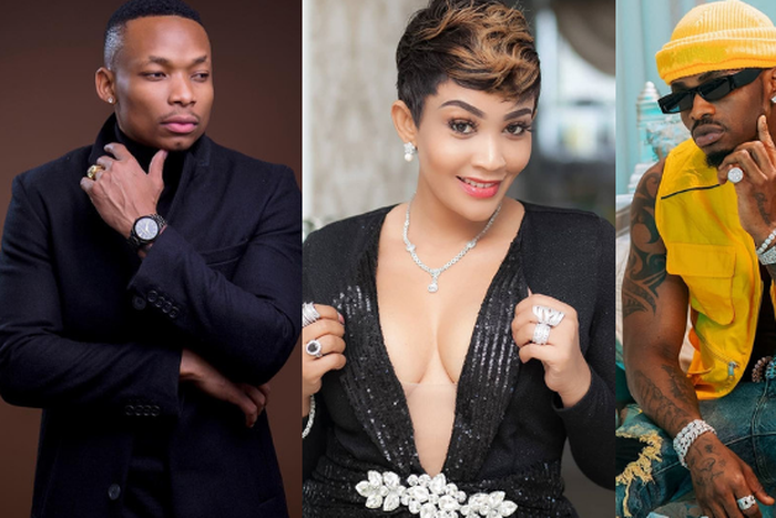 Otile Brown , Zari Hassan and Diamond Platnumz