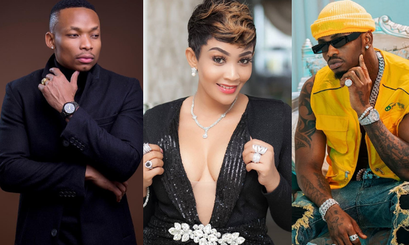 Otile Brown , Zari Hassan and Diamond Platnumz