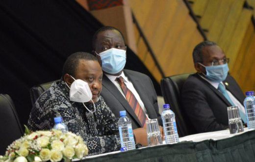 President Uhuru Kenyatta during a recent event