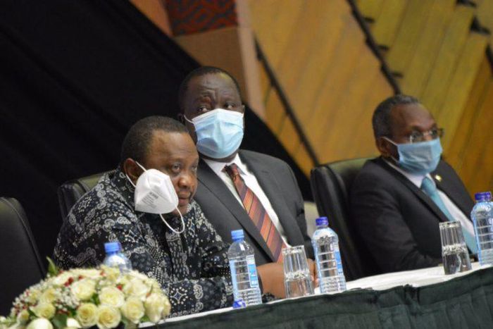 President Uhuru Kenyatta during a recent event
