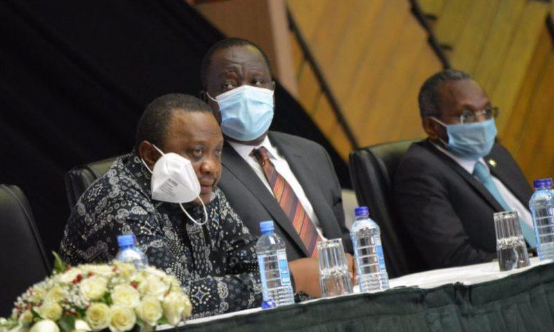 President Uhuru Kenyatta during a recent event