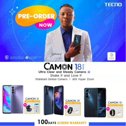 TECNO Mobile launches pre-order of the first Gimbal Camera Phone