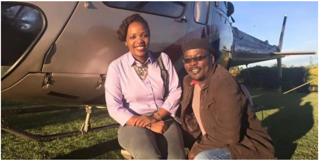 Edwin Audi with Zubeida Kananu