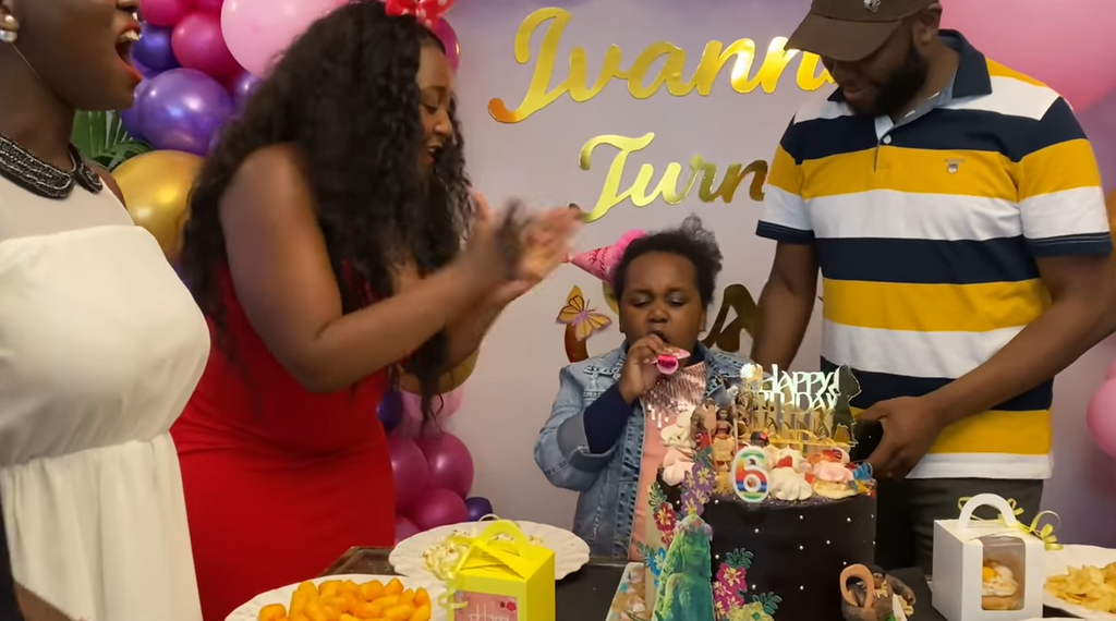 Emotions run high as Dennis Okari attends daughters 6th Birthday Party (Video/Photos)