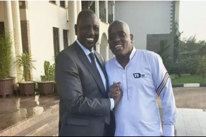 File image of Dennis Itumbi with DP Ruto In a recent interview, Itumbi maintained that he was sacked for refusing to betray DP Ruto